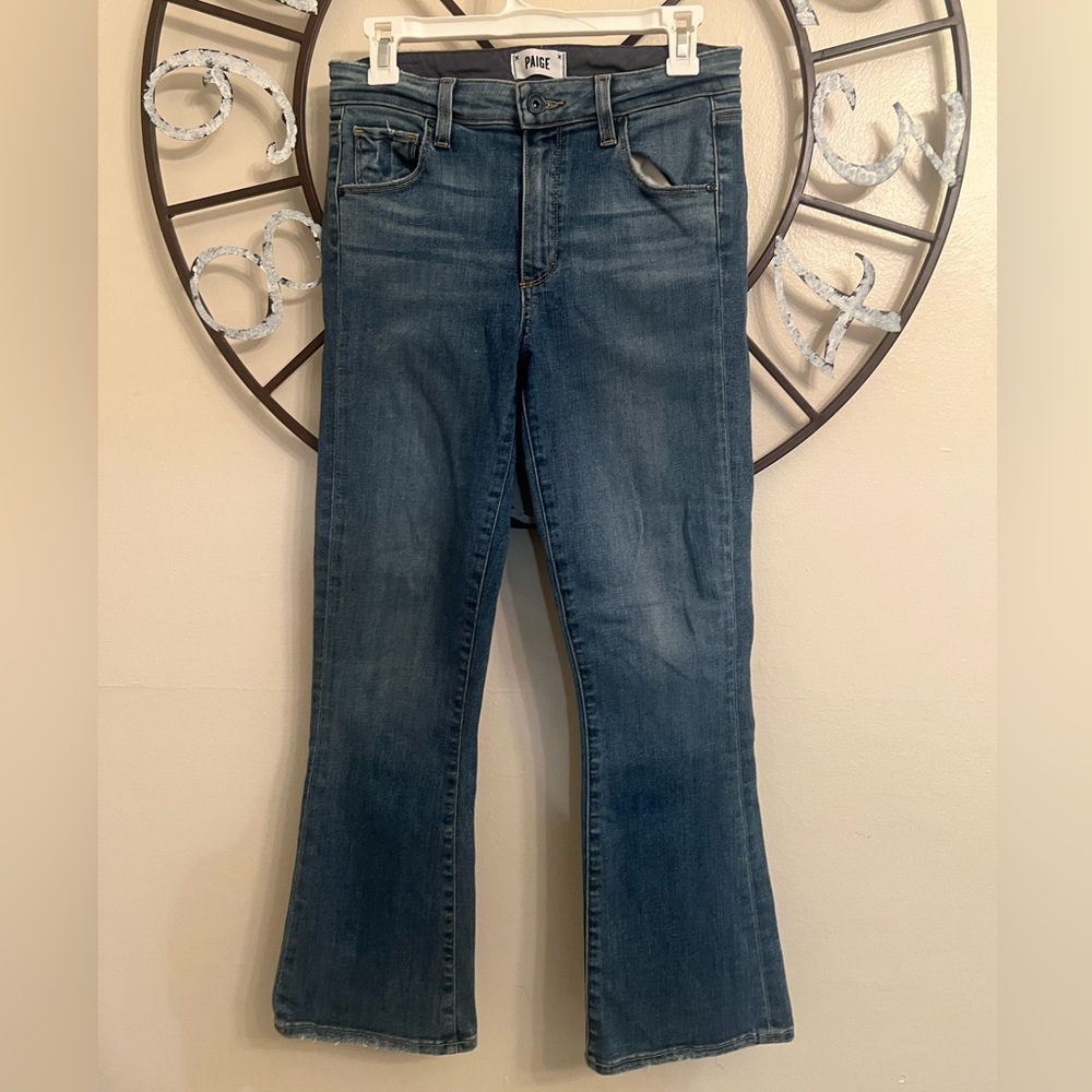 Paige Blue Women's Flare Jeans